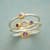 LILAC FROLIC RING TRIO view 1