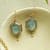Beguiling Moss Aquamarine Earrings View 3