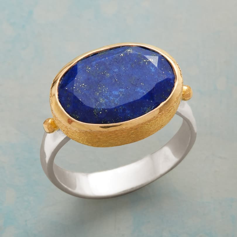 BLUE HOMAGE RING view 1