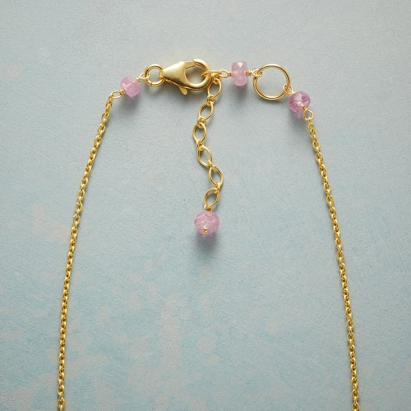 PINK CASCADE NECKLACE view 2