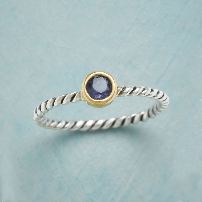JUST RIGHT IOLITE RING view 1