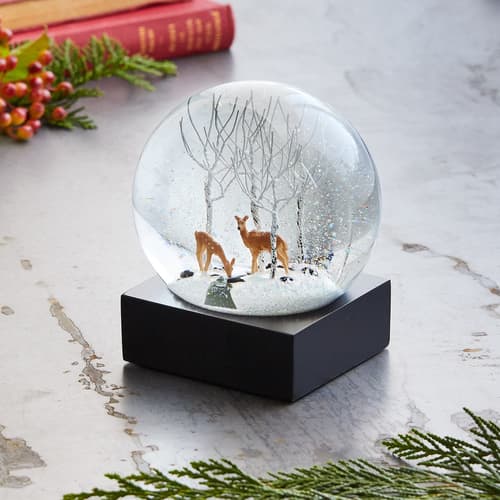 DEER IN ASPENS SNOWGLOBE view 1