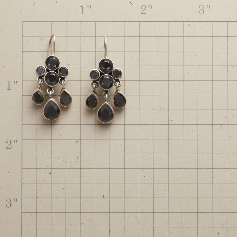 EMILY ONYX EARRINGS view 1