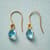 FIRST LOVE TOPAZ EARRINGS view 1