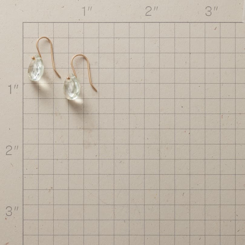 Hint Of Green Amethyst Earrings View 2