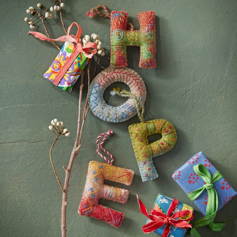 SPELL IT OUT GIFT TAG ORNAMENTS view 1