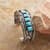 1940S TURQUOISE WINDOWS CUFF view 1