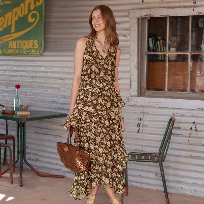 FLORET TWIRL DRESS - PETITES View 2