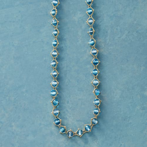 Woven Topaz Necklace View 1