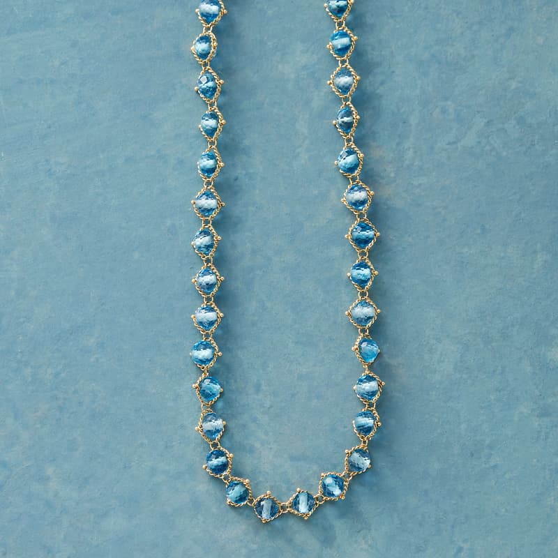Woven Topaz Necklace View 1