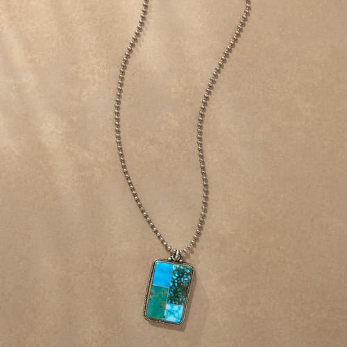 Turquoise Collage Necklace View 1