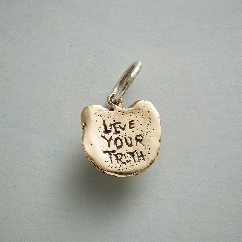 GOLD LIONESS TRUTH CHARM view 1