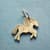 14KT GOLD WINGED HORSE CHARM view 1