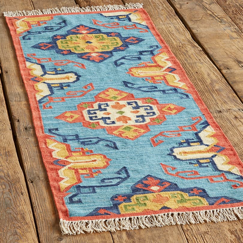 DIAMOND SUNRISE KILIM RUG view 2