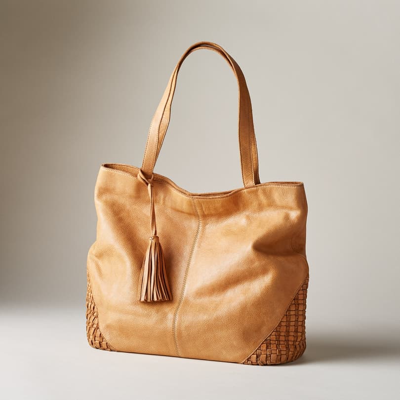 FAWN TOTE view 1 CAMEL