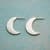 GLOWING CRESCENT MOONS EARRINGS view 1