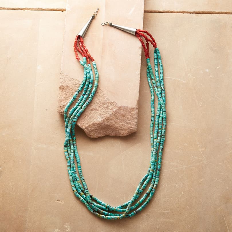 CARICO LAKE TURQUOISE NECKLACE view 1