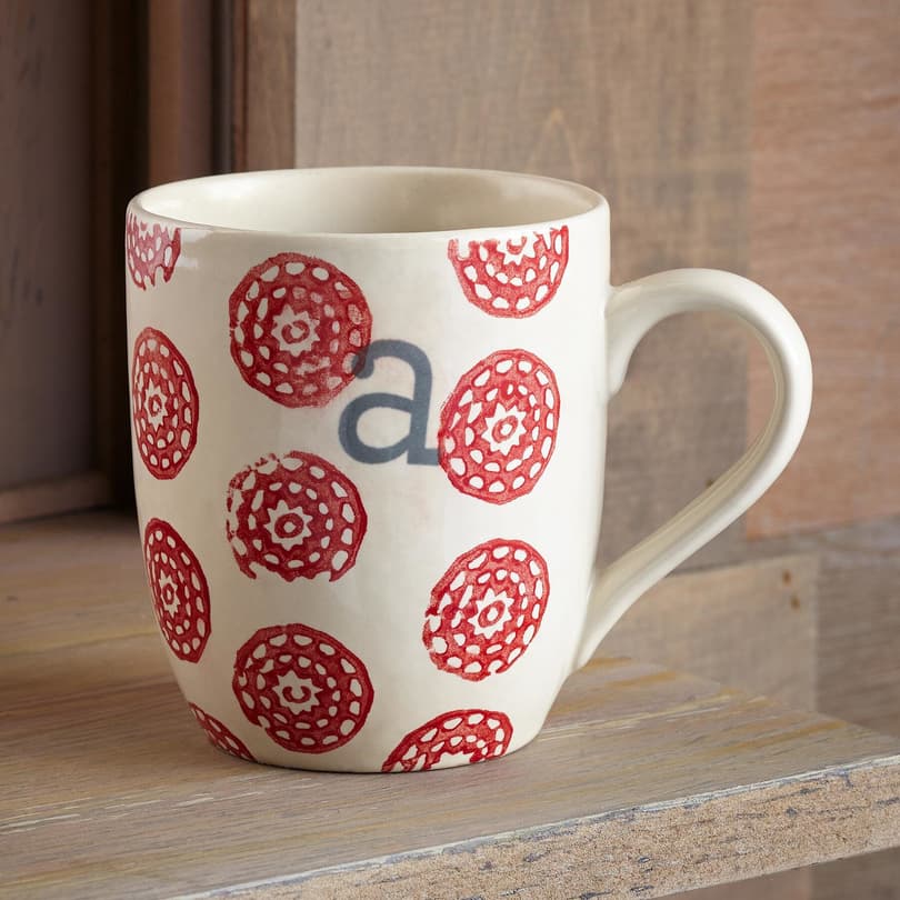 TO THE LETTER MUGS - RED view 1