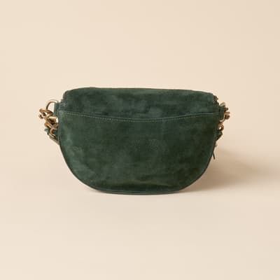 Sundance Women's Bisous Suede Bag in Floral Green