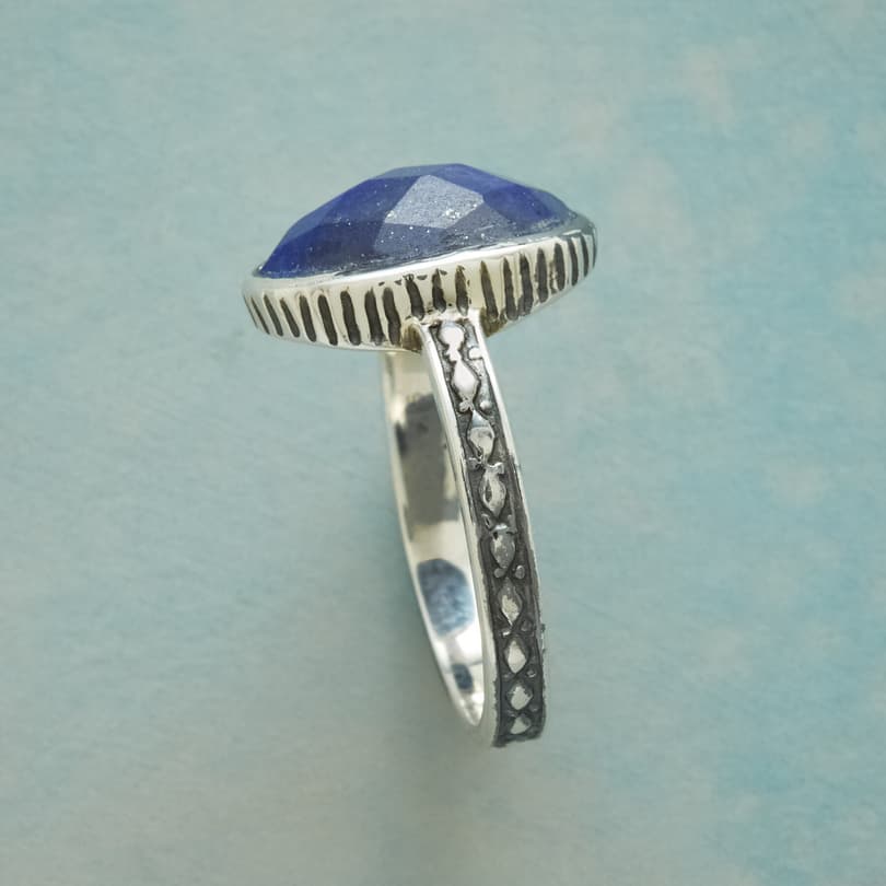 OVAL LAPIS RING view 1
