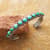 VINTAGE TURQUOISE ROW CUFF view 1