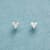 STERLING SILVER PRECIOUS LOVE EARRINGS view 1