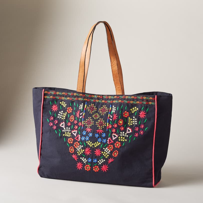 ALPINE BLOOMS TOTE view 1