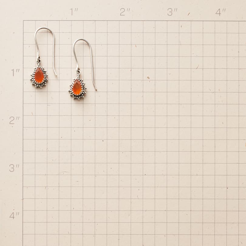 Carnelian Bonfire Earrings View 2