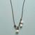 PEARL TRINITY LARIAT NECKLACE view 1