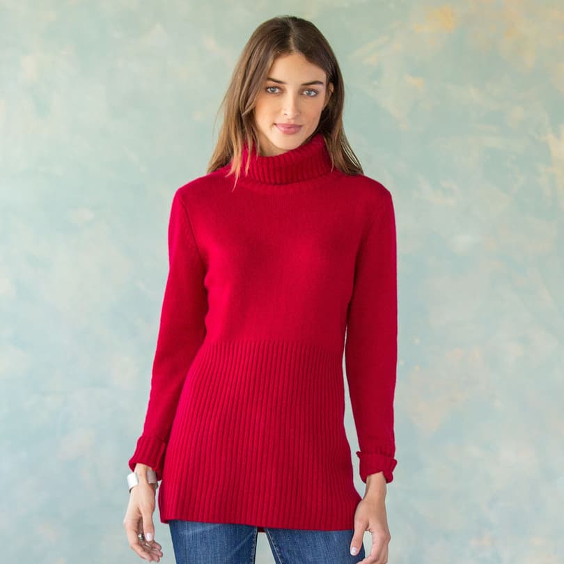CASHMERE TURTLENECK SWEATER view 1