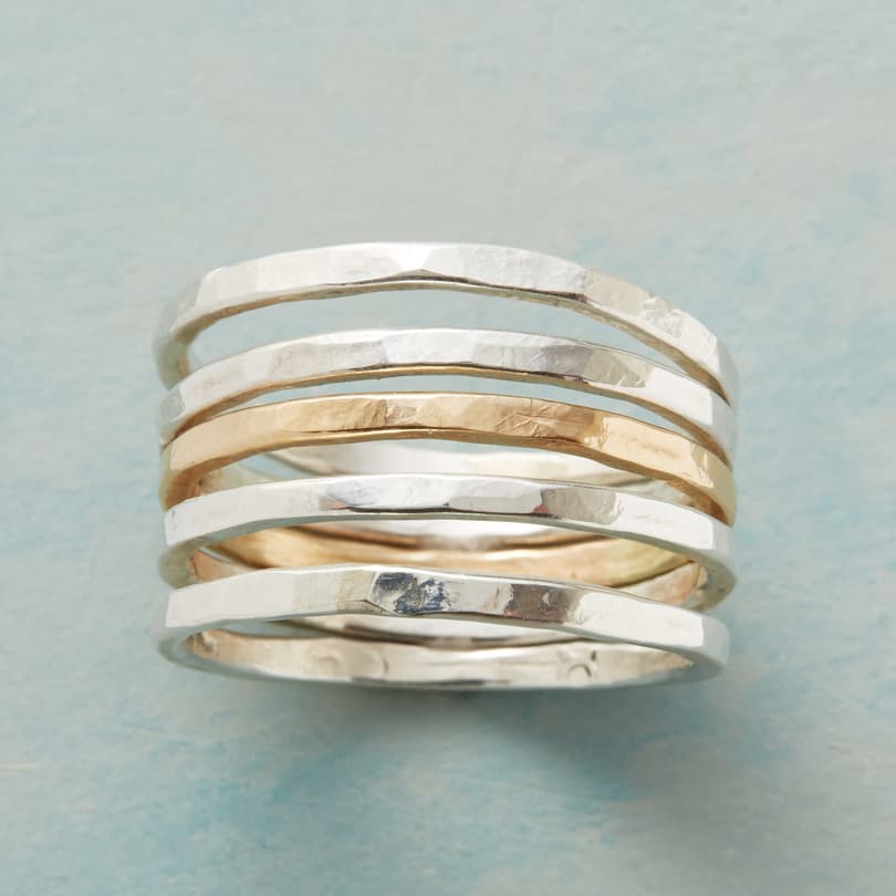 GOOD HARMONY RINGS, SET OF 5 view 1