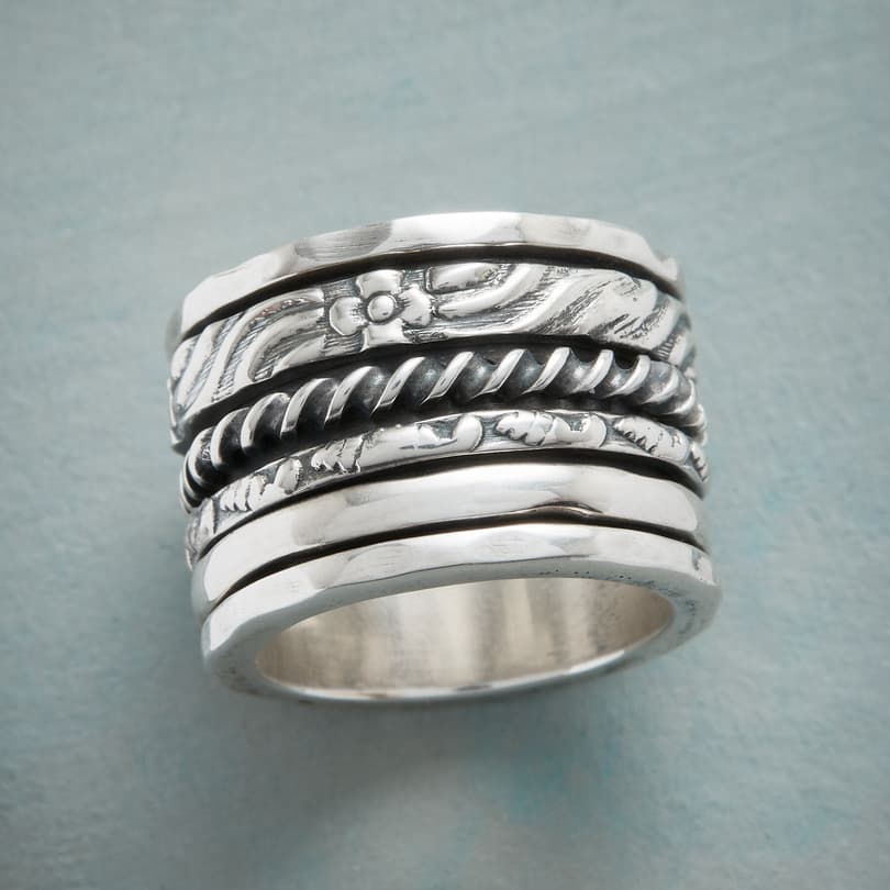 FOUR PATHS SPINNER RING view 1
