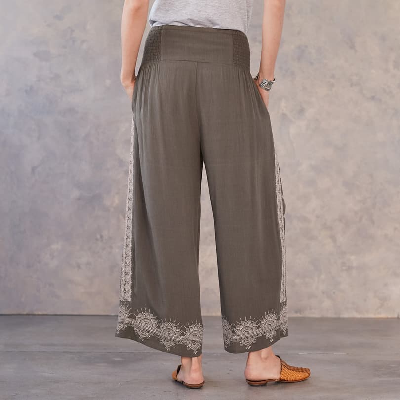 MEDALLION CROPPED PANT view 2