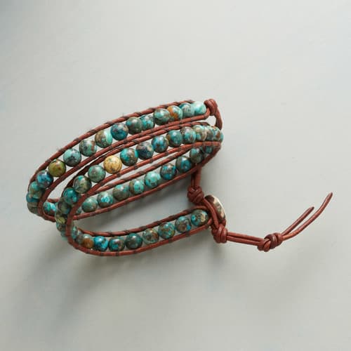 ENDLESS TURQUOISE WRAP BRACELET view 1