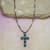 LONE MOUNTAIN TURQUOISE CROSS NECKLACE view 1