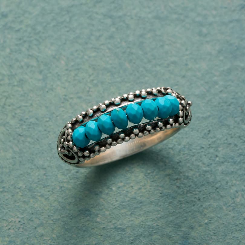 Beaded Bridge Ring View 1