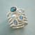 LABRADORITE AND PEARL RING SET S/5 view 1