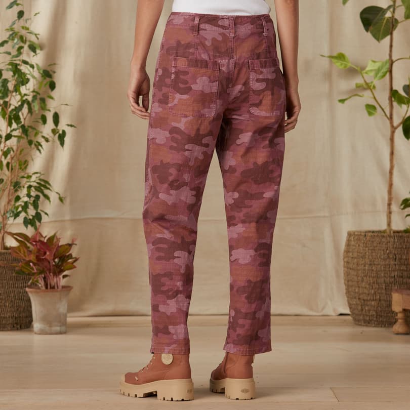 Pink camo pants