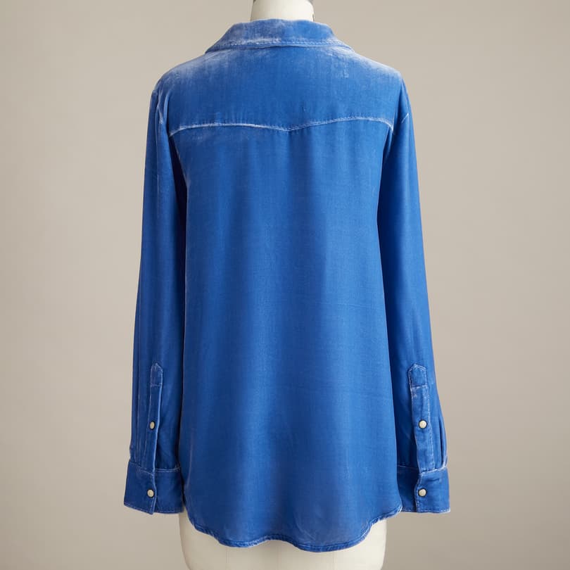 Cassity Velvet Shirt View 3