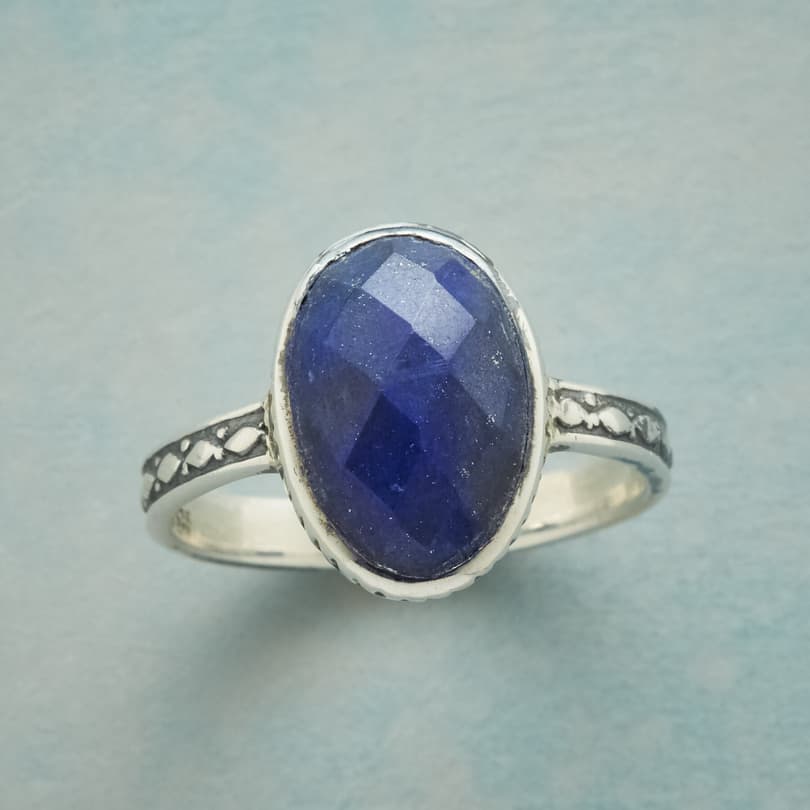OVAL LAPIS RING view 1