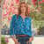 Newcastle Bloom Shirt View 4Blue-Floral