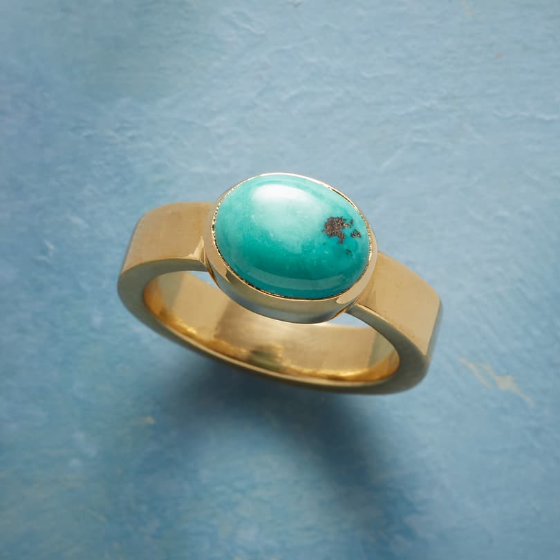 Talking Turquoise Ring View 1