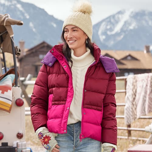 Minnie Puffer Coat, Petite