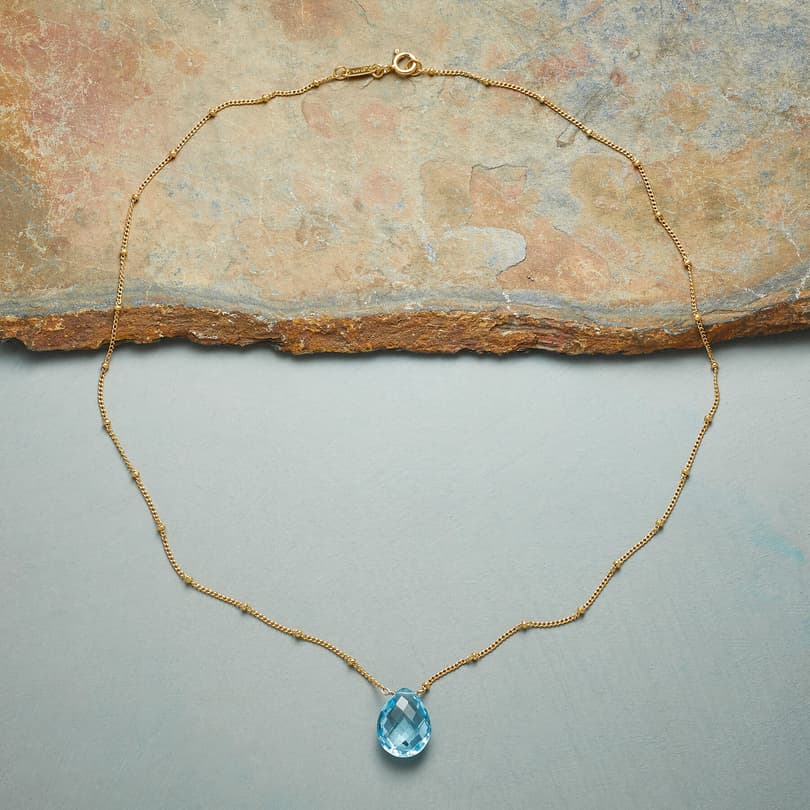 DROPLET OF BLUE NECKLACE view 1