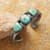 ROYSTON TIPPED TURQUOISE CUFF view 1