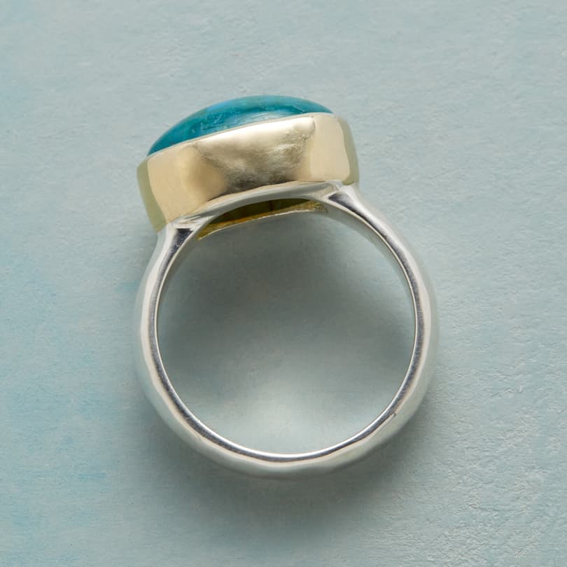 CALL ME CHRYSOCOLLA RING view 1