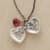 ENGRAVED HEARTS NECKLACE view 3