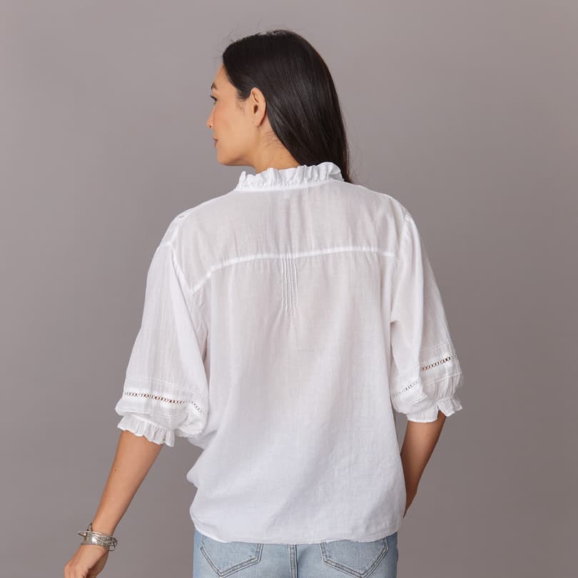 Melinda Cross Lace Shirt View 3