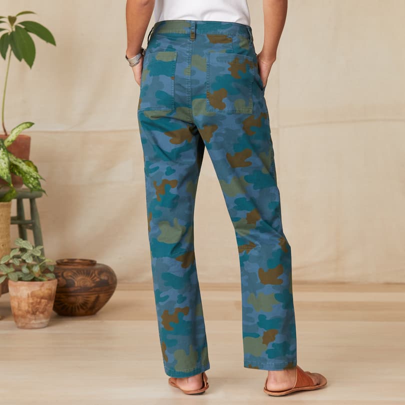 Ariel Camo Pant, Petite View 5