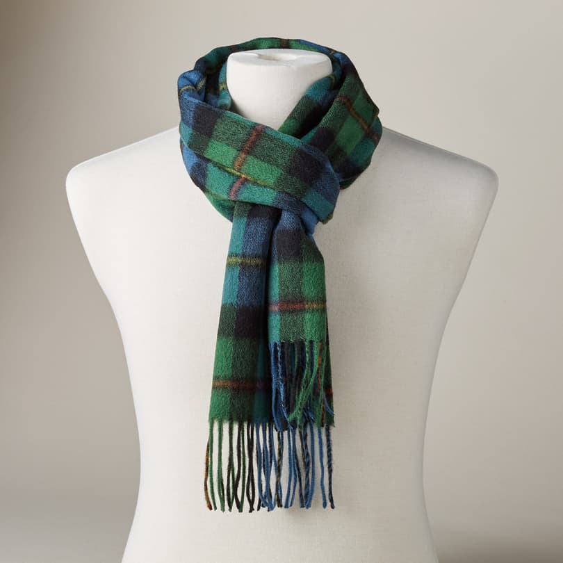 ANTIQUE MACLEOD SCARF view 1 BLUE-GREEN